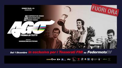 Su FedermotoTV &egrave; disponibile &quot;Ago Prima di tutti&quot;, in esclusiva per la Community FMI
