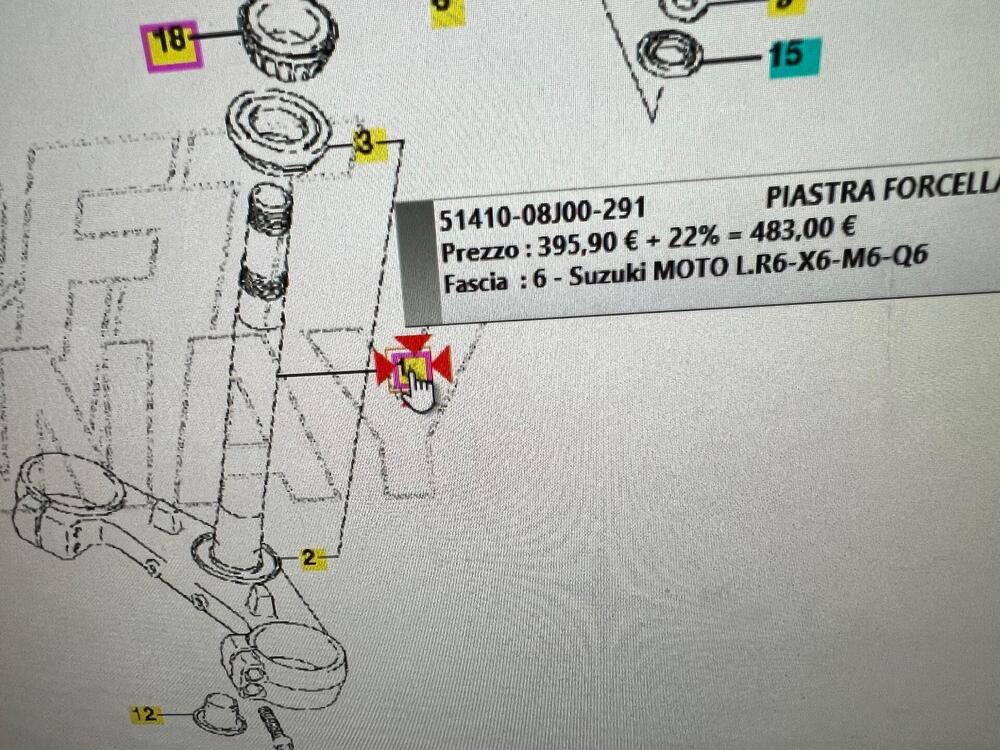 Suzuki Gsx-s750 piastra inferiore (5)