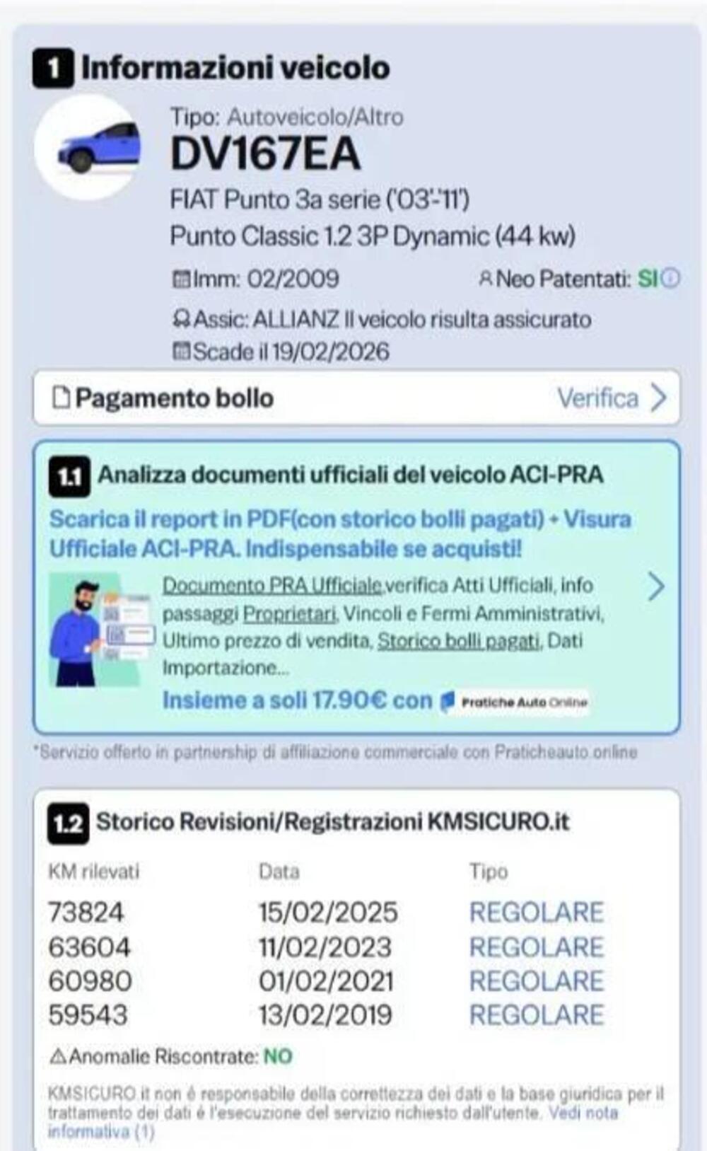 Fiat Punto usata a Monza e Brianza (15)