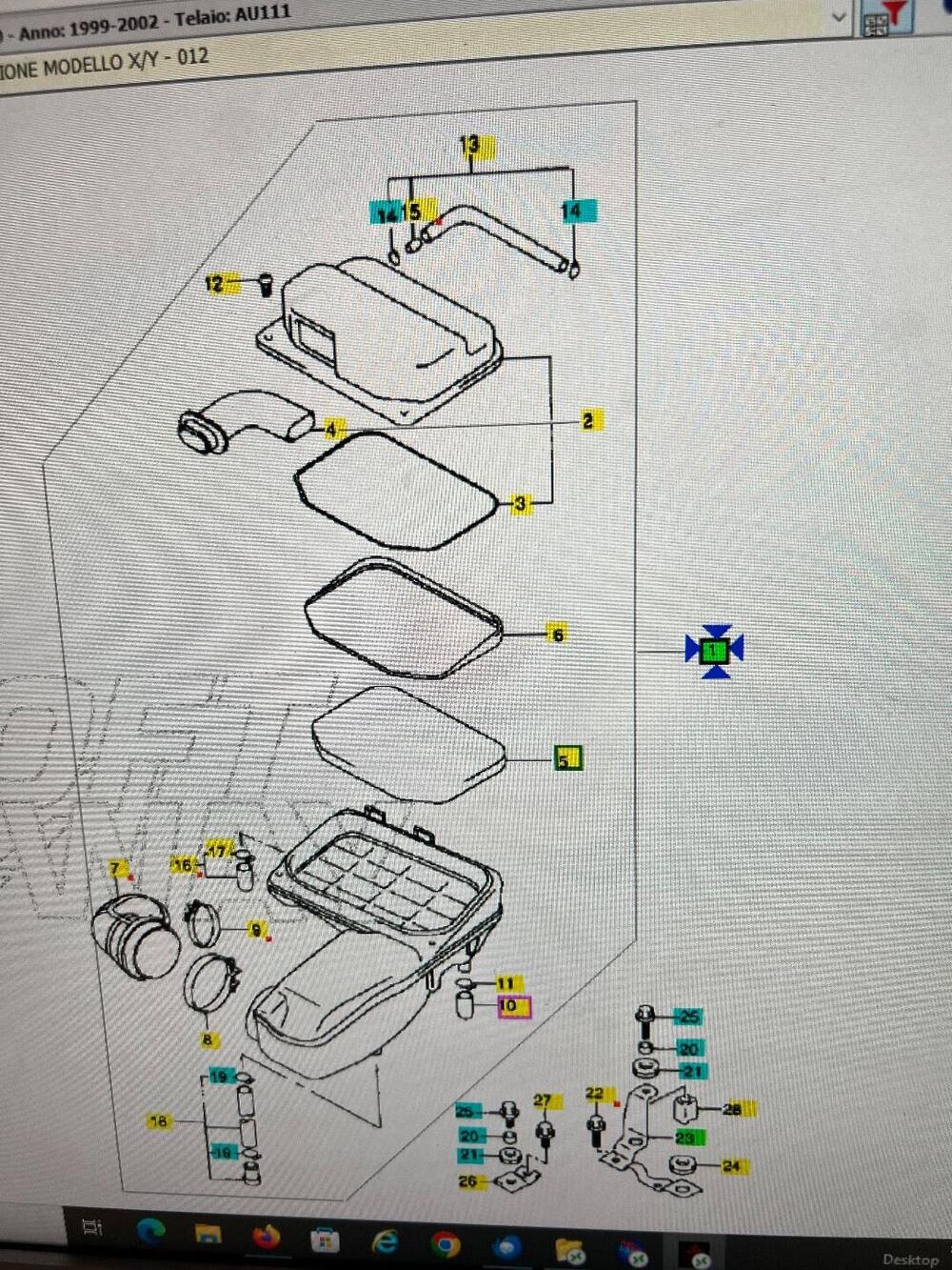 Suzuki Burgman 400 scatola filtro (6)