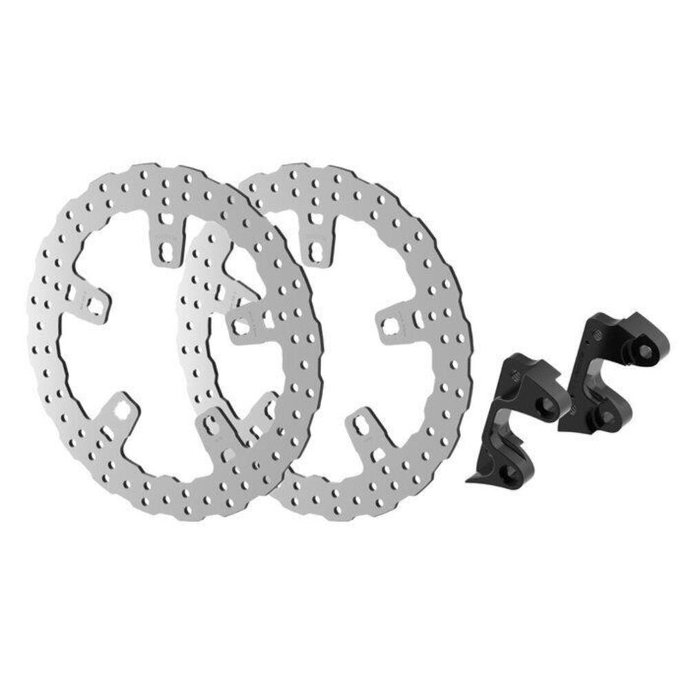 Kit dischi anteriori flottanti Rick's da 13" in ac 