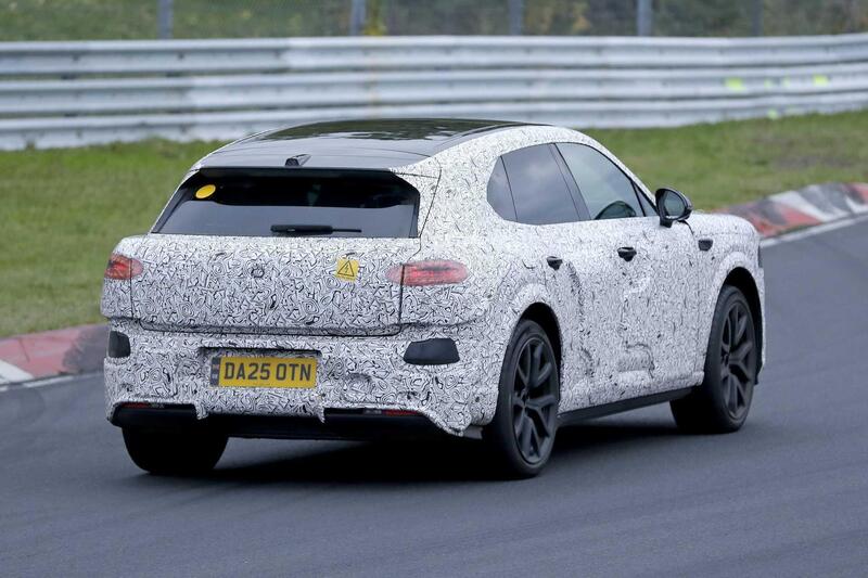 Posteriore Bentley elettrica