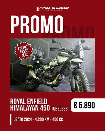 Royal Enfield Himalayan 450 Tubeless (2024 - 25) usata