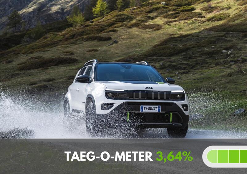 Jeep Avenger promozione con finanziamento senza maxirata