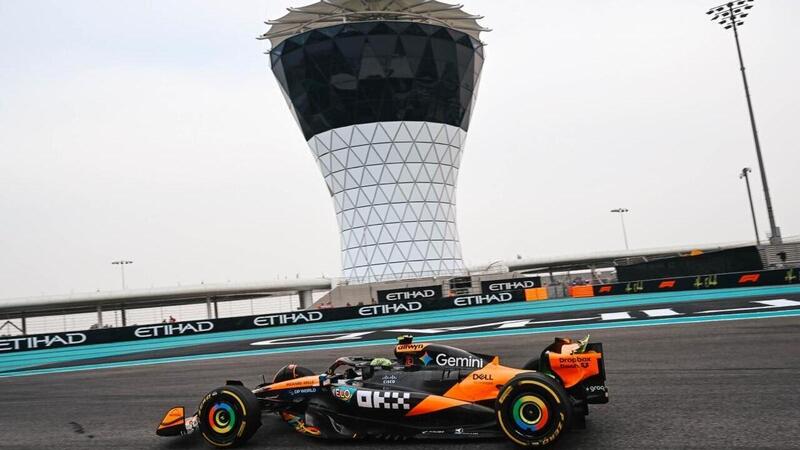 F1. GP Abu Dhabi 2025: Norris imprendibile, Verstappen vicinissimo. Piastri spia dal muretto per il titolo