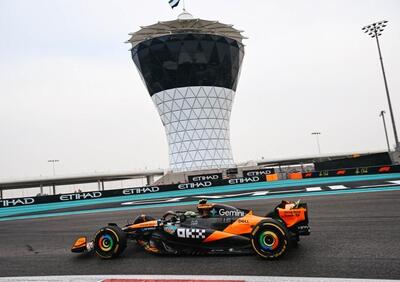 F1. GP Abu Dhabi 2025: Norris imprendibile, Verstappen vicinissimo. Piastri spia dal muretto per il titolo