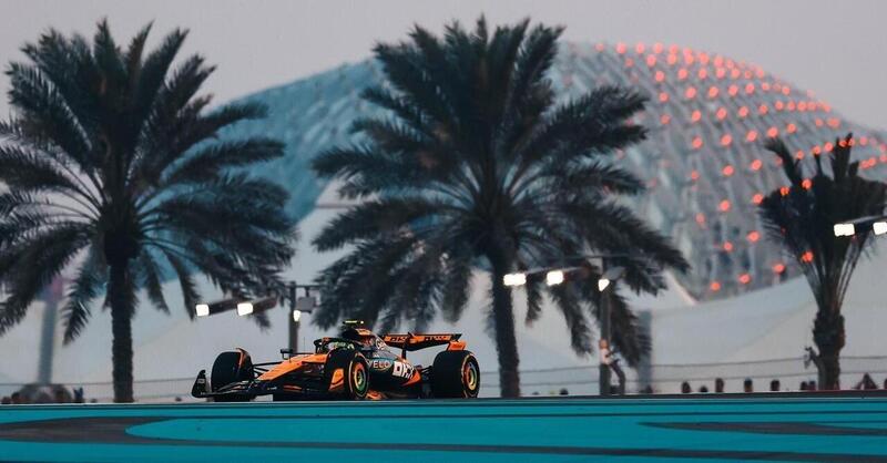 F1. GP Abu Dhabi 2025, McLaren protagonista assoluta in FP2: Norris vola, Verstappen insegue e Piastri fatica 