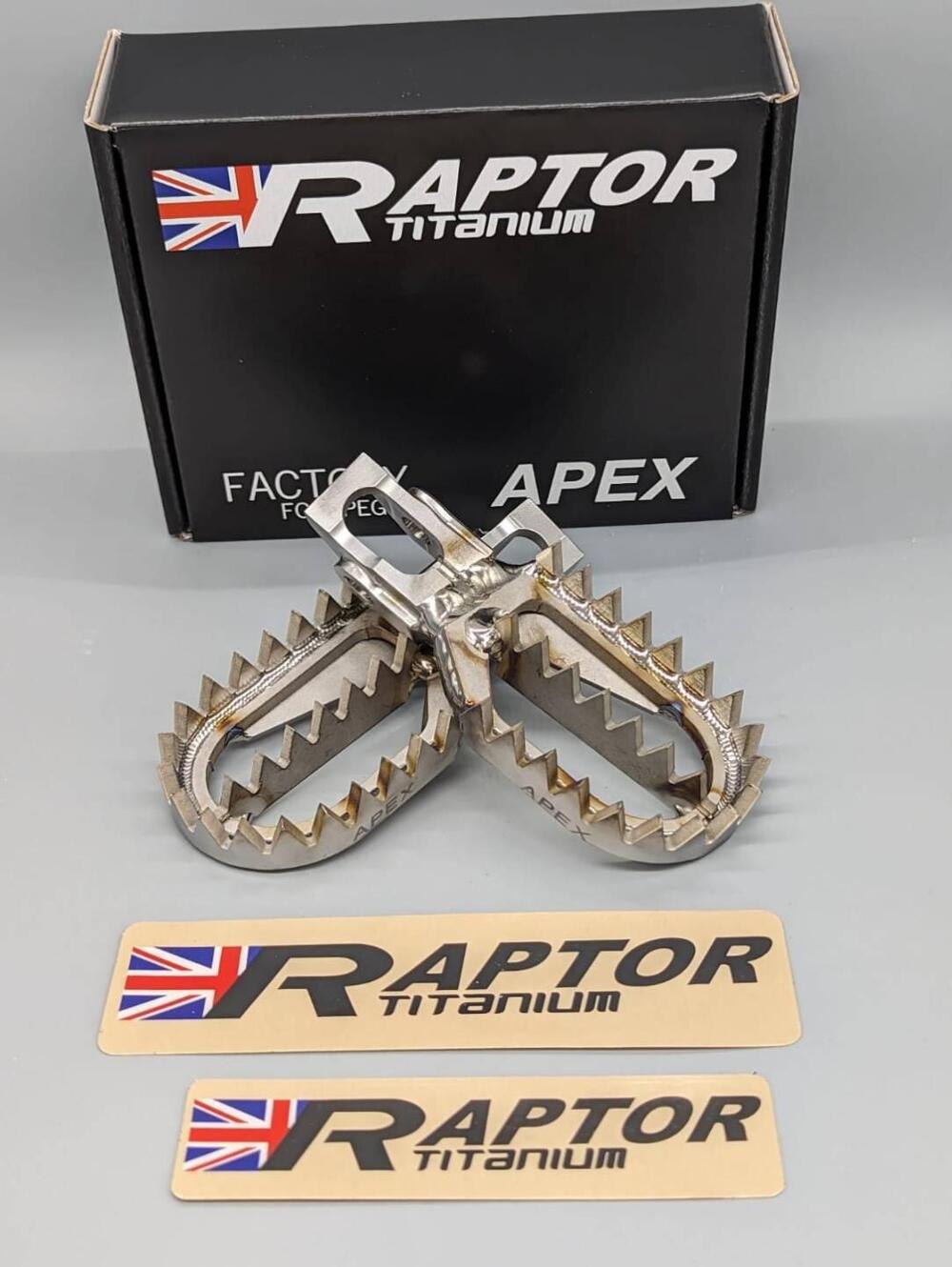 Pedane Raptor Titanium per Husqvarna / KTM / GAS G (6)