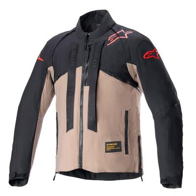 Giacca moto Alpinestars Techdura Falcon marrone