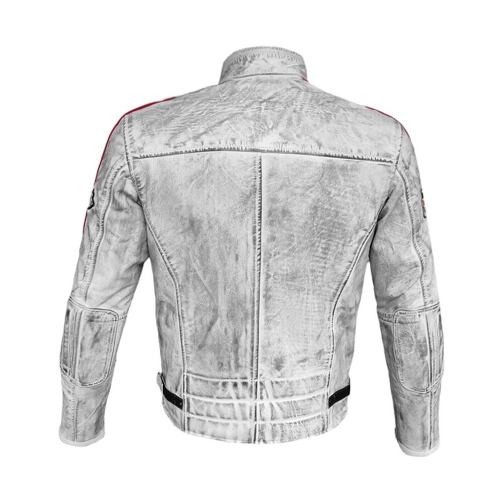 Giubotto Moto In Vera Pelle Cafè Race Vintage S-Techmoto (3)