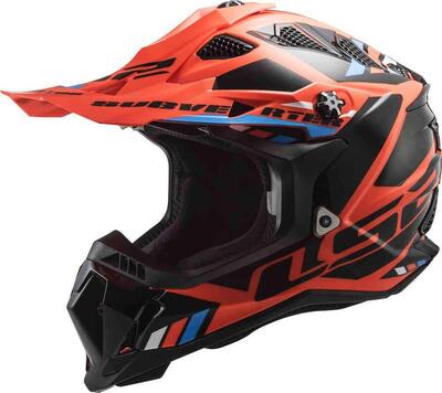 Casco Cross LS2 MX700 SUBVERTER STOMP Arancio Fluo