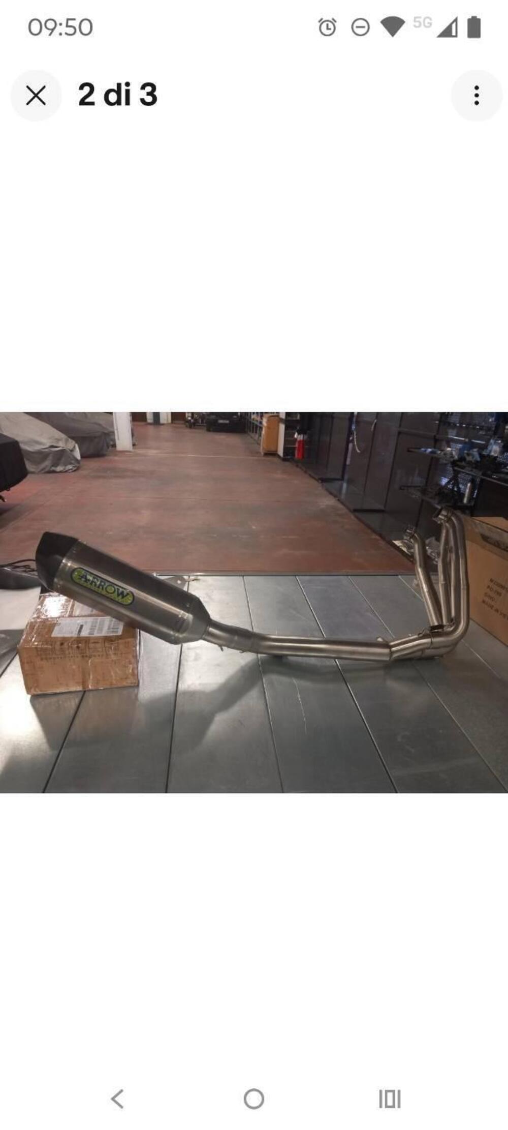 Scarico Arrow basso per Triumph Speed Triple 2011 (3)