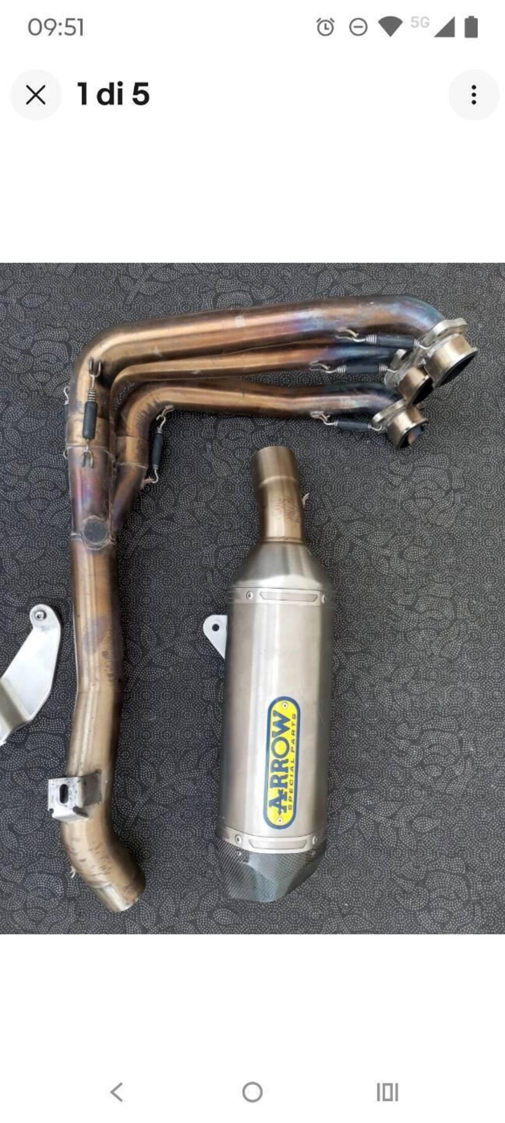 Scarico Arrow basso per Triumph Speed Triple 2011 (4)