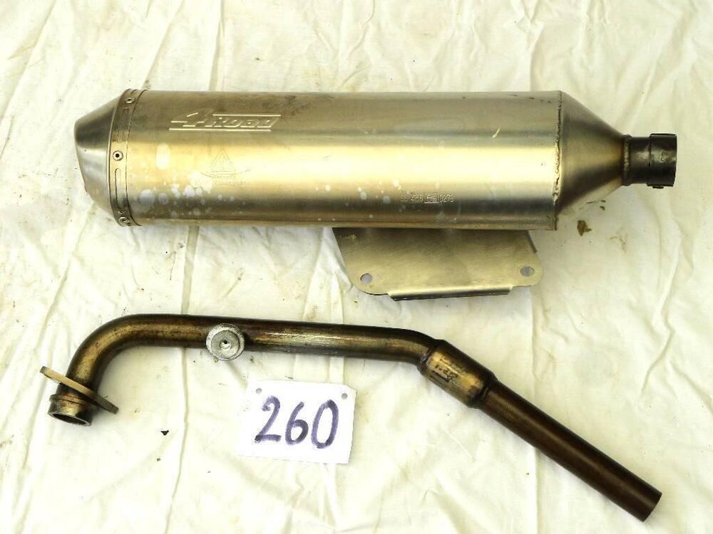 Terminale di scarico + collettore Leo Vince 4 Road Leovince