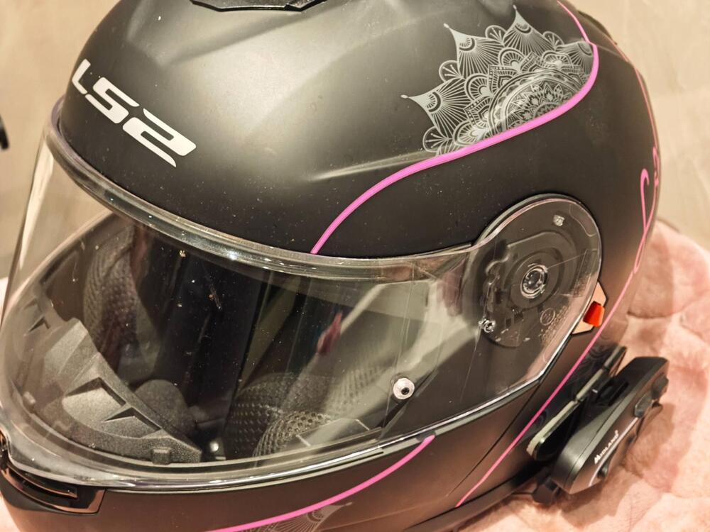 Casco LS2 taglia S + Interfono Midland BTX2 Pro S (2)