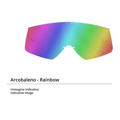 Lente arcobaleno per occhiali cross Befast Rocky