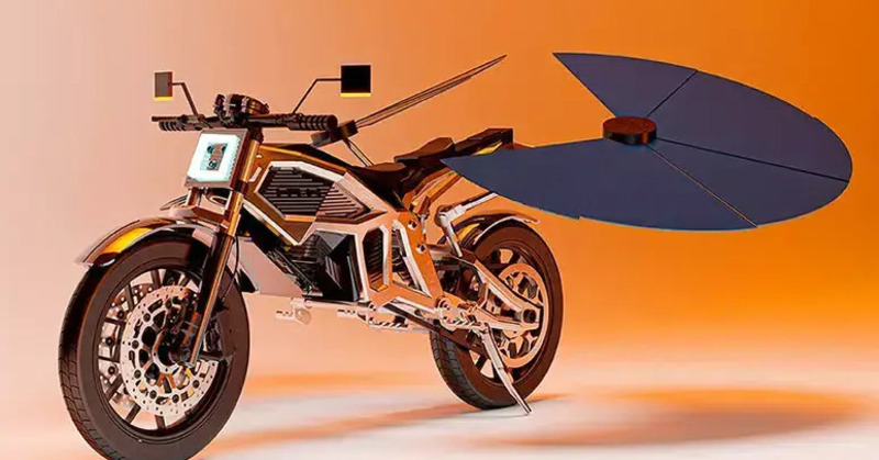 Solaris, la moto che si ricarica al sole, il concept che sfida elettrico e ibrido