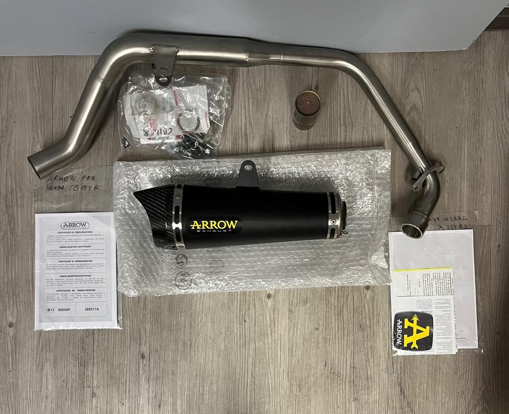 Scarico Arrow X-Kone per Honda CB125R 2021-2024 (2)