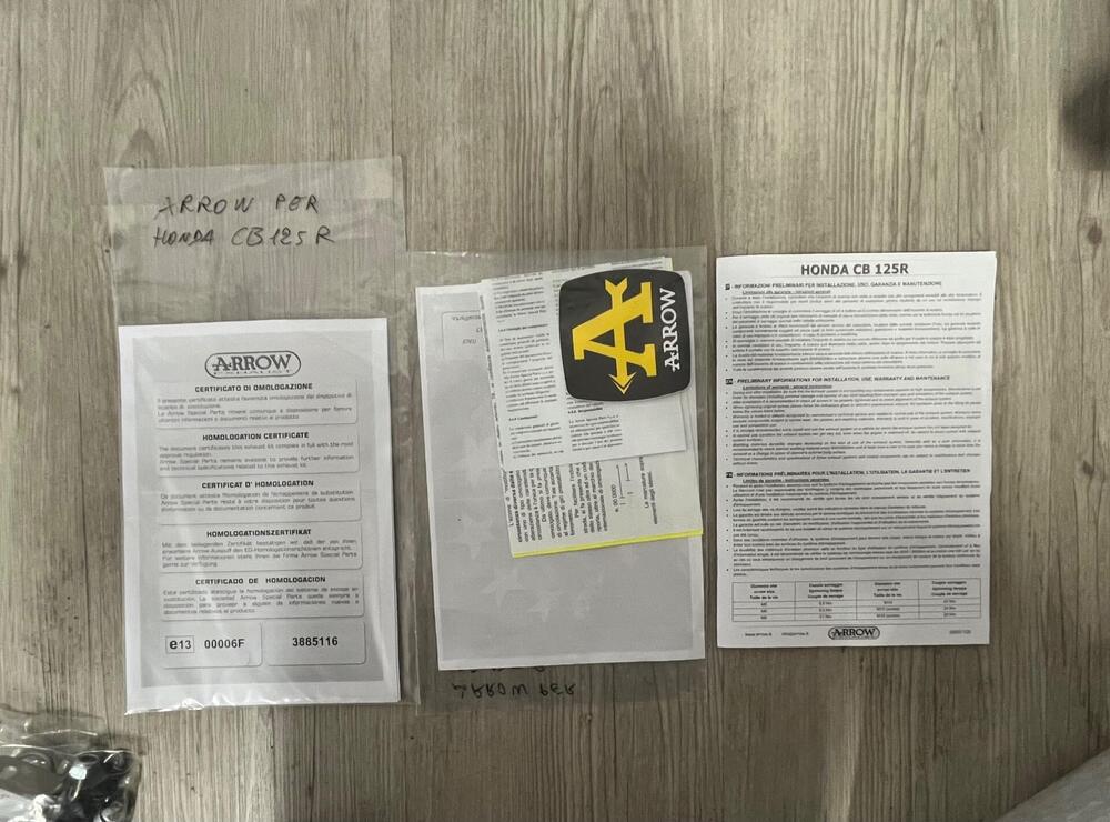 Scarico Arrow X-Kone per Honda CB125R 2021-2024 (7)