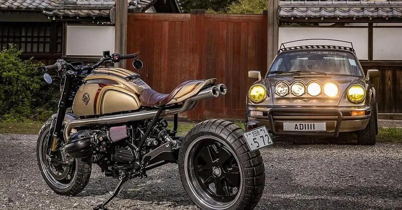 Una R12 nineT &ldquo;alla Porsche&rdquo;: la nuova creazione firmata Rough Crafts