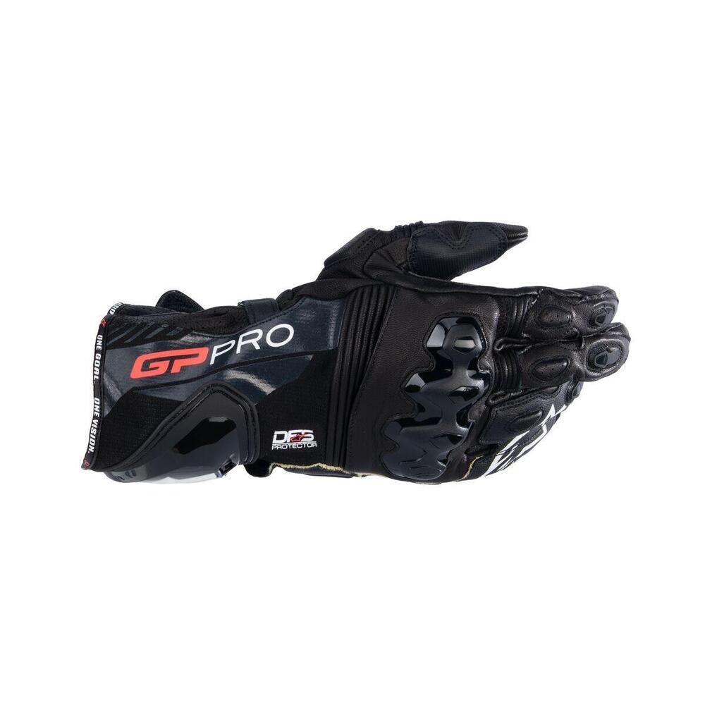 Guanti moto pelle Alpinestars GP PRO V4 Nero