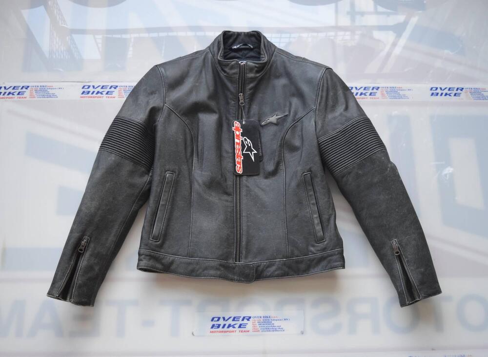 INTAN Giacca Moto In Pelle Uomo CJ-008, Pelle Bovina 1,2mm Con Protezioni CE Rimovibili, Sicurezza E Stile