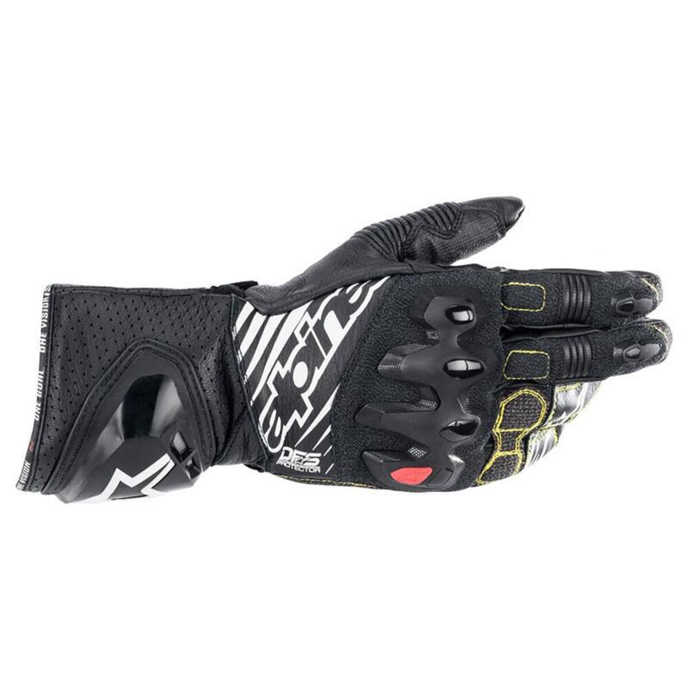 Guanti moto pelle racing Alpinestars GP TECH V2 Ne