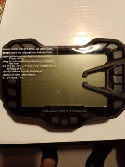 Dashboard Multistrada Ducati nuovo