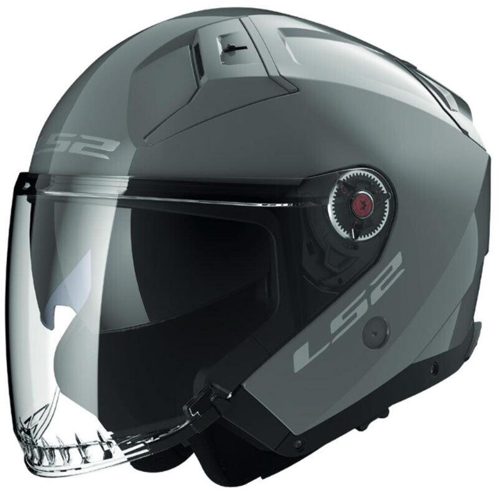 Casco Jet LS2 OF603 INFINITY II SOLID in fibra Nar
