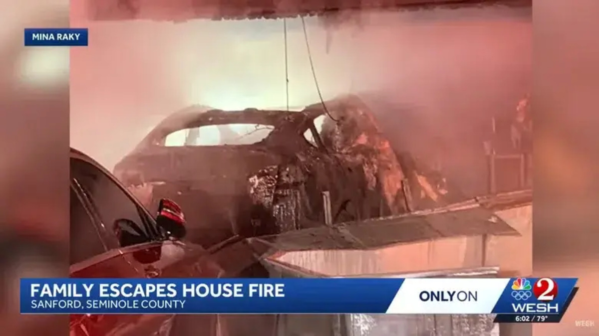 Tesla Model Y prende fuoco mentre è in carica: incendio distrugge una casa in Florida