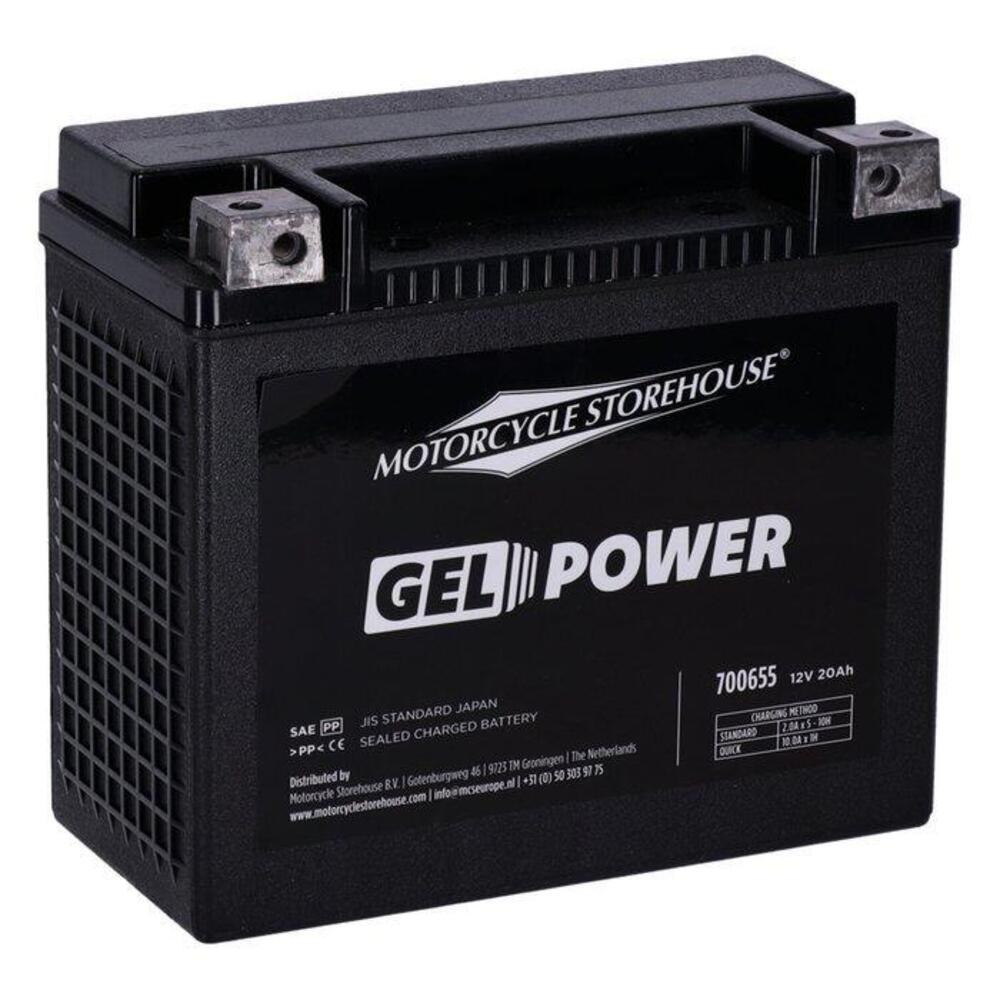 Batteria AGM Gel Power 12V 20AH per Sportster dal 
