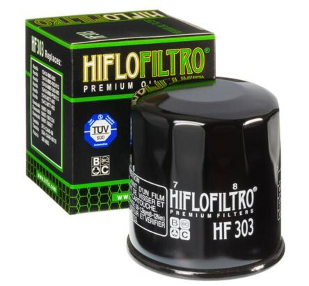 Filtro olio HIFLO HF 303 per HONDA KAWASAKI YAMAHA 