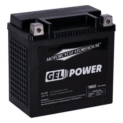 Batteria AGM Gel Power 12V 14AH per Sportster dal 