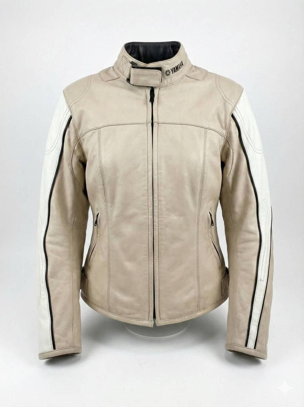 Giacca Moto in Pelle YAMAHA Genuine Parts & Access