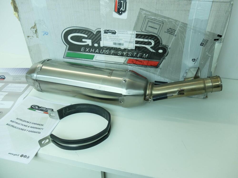Scarico GPR Pentasport Inox omologato Honda Int (7)