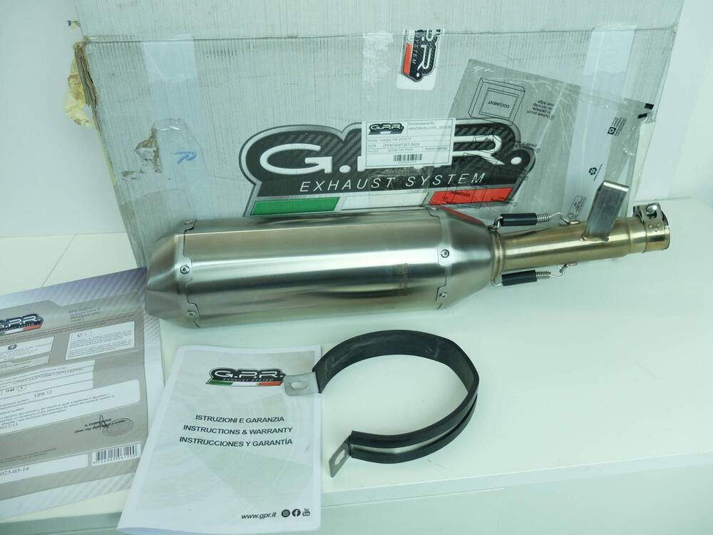 Scarico GPR Pentasport Inox omologato Honda Int (9)