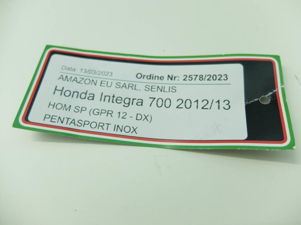 Scarico GPR Pentasport Inox omologato Honda Int (10)