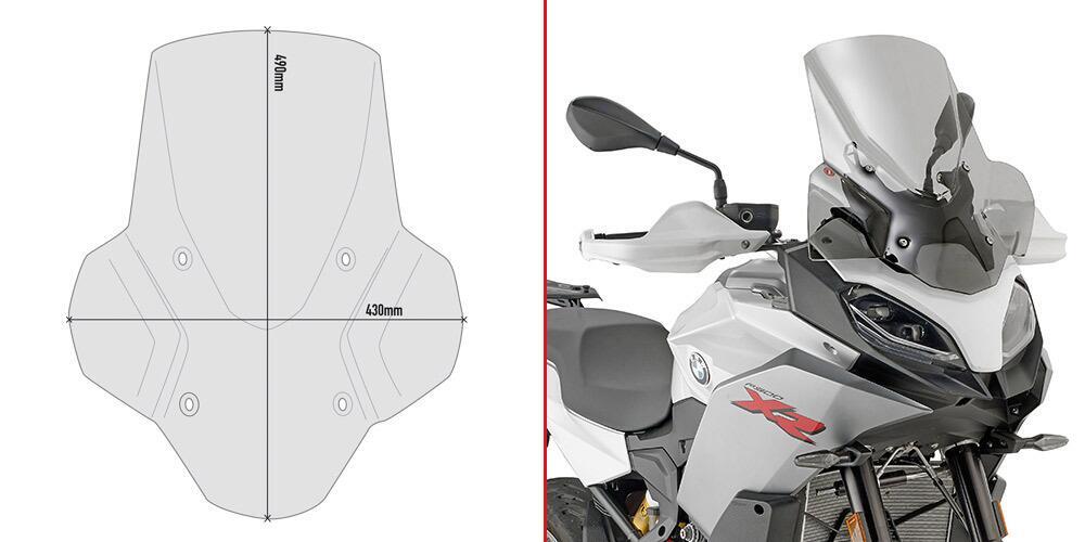 Cupolino fumè Givi D5137S BMW F900 XR (20)
