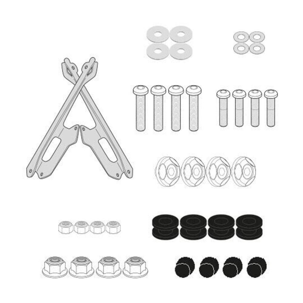 Kit attacchi Givi D5142KIT per BMW CE 04 (22 - 24)