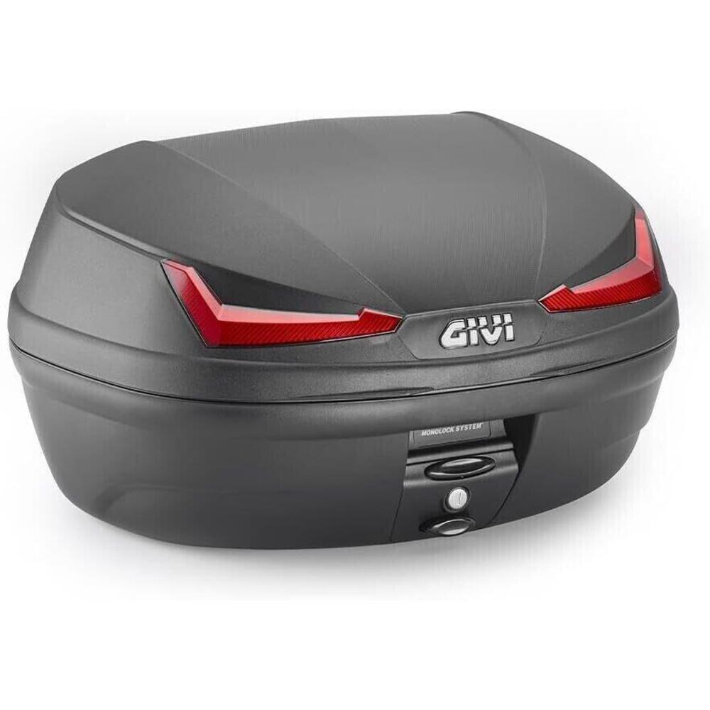 Bauletto Givi E455 Simply IV Catadiottri Rossi