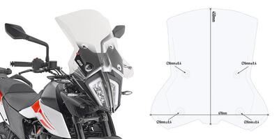 Cupolino Givi 7710DT per KTM