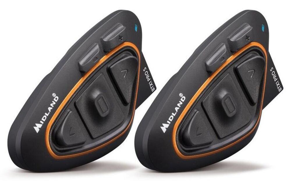 Interfono Bluetooth Midland BTX1 PRO S NR DOPPIO c