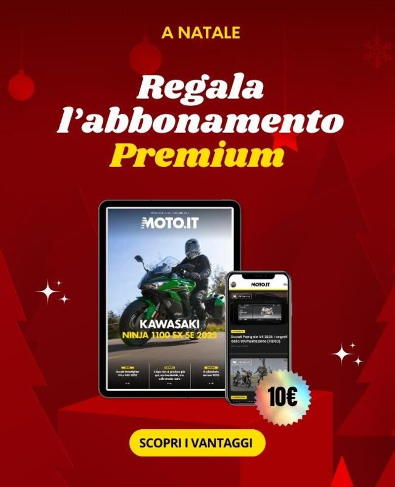 Natale 2025, idee regalo per motociclisti, 24 dicembre: regala Moto.it!