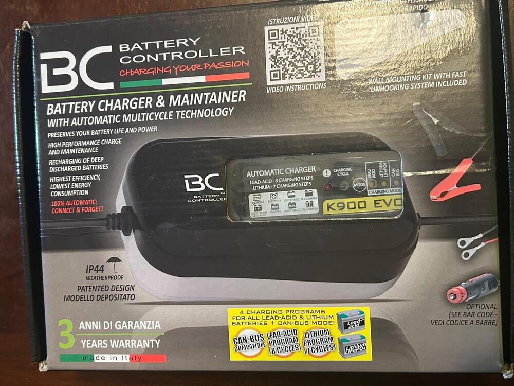 BC K900 EVO+, Caricabatteria BMW 12V - 1A BC Battery Controller (2)