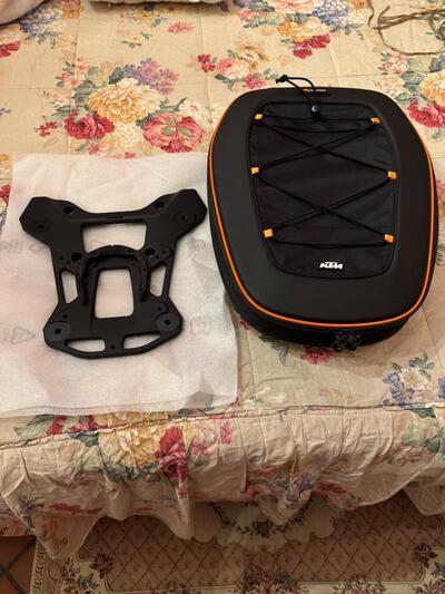 Borsa posteriore + piastra originale KTM