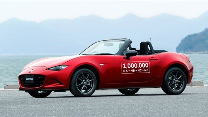 Mazda MX-5: un tour speciale negli Usa per il milionesimo esemplare