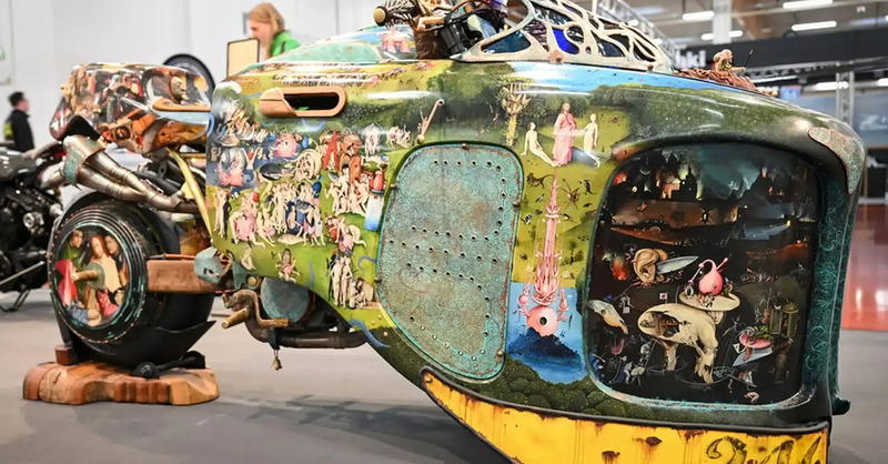 Pifostio, quando la moto diventa un'opera d'arte del Rinascimento moderno