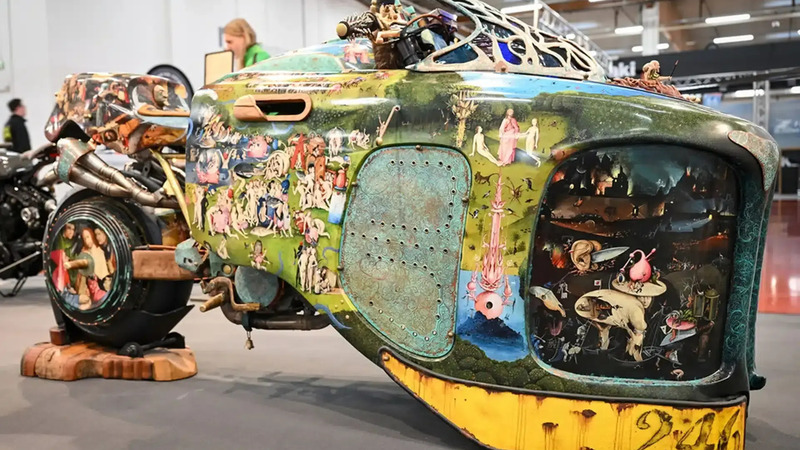 Pifostio, quando la moto diventa un'opera d'arte del Rinascimento moderno