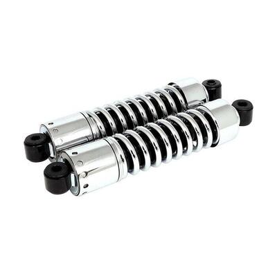 Ammortizzatori 12" cromati Custom Chrome molla a v Progressive Suspension