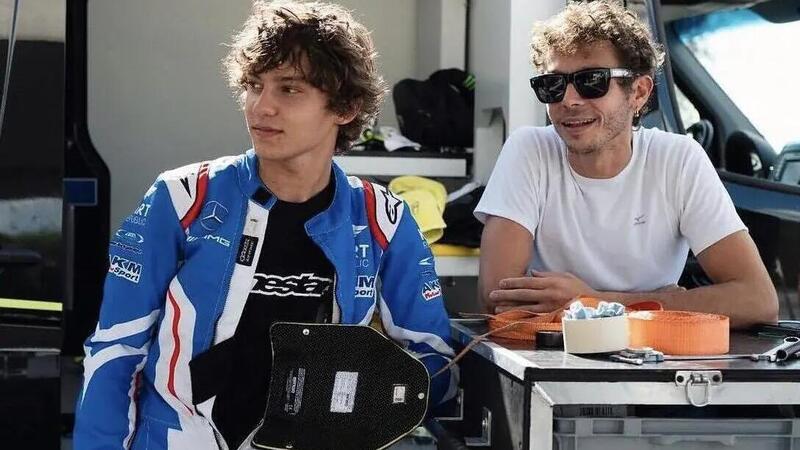 Kimi Antonelli su Valentino Rossi: &ldquo;Per me &egrave; un&rsquo;ispirazione. &Egrave; un privilegio avere un rapporto cos&igrave; con una leggenda del motorsport&rdquo;